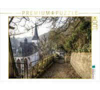 CALVENDO Puzzle Blankenheim - The path from the castle to the village | 1000 pie