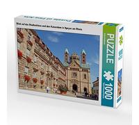 CALVENDO Puzzle Blick Auf das Stadtschloss und den Kaiserdom in Speyer am Rhein 1000 Teile Puzzle quer 1000 Pieces 64 x 48 cm from Ilona Andersen