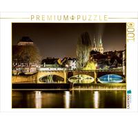 CALVENDO Puzzle Blick auf die Maxbrücke vom Kettensteg aus 1000 Teile Puzzle que