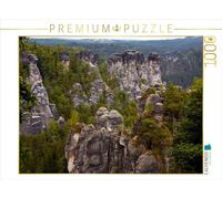 CALVENDO Puzzle Blick über das Elbsandsteingebirge 1000 Teile Puzzle quer 1000 Pieces 64 x 48 cm from Veronika Rix