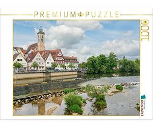 CALVENDO Puzzle Blick über den Neckar Auf Nürtingen 1000 Teile Puzzle quer 1000 Pieces 64 x 48 cm from Dirk Meutzner