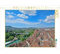 CALVENDO Puzzle Vue Depuis la cathédrale sur Le Pont du Kornhouse à Berne - Taille de la Pose - Puzzle Photo pour des Heures heureuses