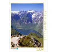 CALVENDO Puzzle Blick vom Jenner auf den Königssee | 1000 Teile Lege-Größe 64x48