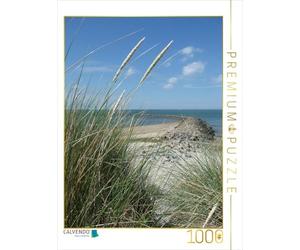CALVENDO Puzzle Blühender Strandhafer und Blick Auf Eine Buhne 1000 Teile Puzzle Hoch 1000 Pieces 48 x 64 cm from Susanne Herppich