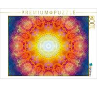 CALVENDO Puzzle Blüten Mandala des Lichts 1000 Teile Puzzle quer 1000 Pieces 64 x 48 cm from Alaya GADEH