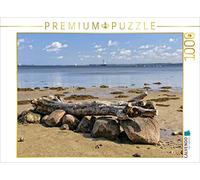 CALVENDO Puzzle Bois flotté sur la Plage Sauvage 1000 Pieces 64 x 48 cm from Holger Felix