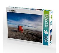 CALVENDO Puzzle Borkum - Chariot de Plage 1000 Pieces 64 x 48 cm from A. Dreegmeyer