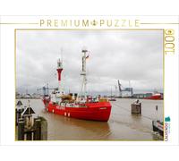 CALVENDO Puzzle Borkum Reef in the industrial harbor | 1000 pieces, finished siz