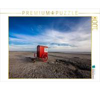 CALVENDO Puzzle Borkum - Chariot de Plage 1000 Pieces 64 x 48 cm from A. Dreegmeyer