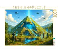 CALVENDO Puzzle Bosnische Pyramiden - Erwachendes Mutterschiff | 1000 Teile Lege