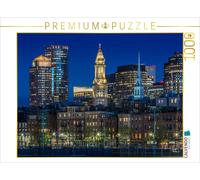 CALVENDO Puzzle Boston à l'heure Bleue 1000 Pieces 64 x 48 cm from Melanie Viola