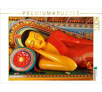 CALVENDO Puzzle Bouddha endormi, Isurumuni Viharaya, Anuradhapura 1000 pièces, Taille 64 x 48 cm, Photo Puzzle Image de Jens Benninghofen
