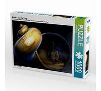 CALVENDO Puzzle Bouddha et Le Yin Yang 1000 Pieces 64 x 48 cm from Digital-Art