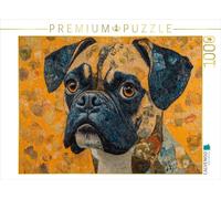 CALVENDO Puzzle Boxer doré | 1000 pièces Taille de la Pose 64 x 48 cm Puzzle Photo pour des Heures heureuses