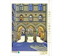 CALVENDO Puzzle Brême - Passage vers la cathédrale St. Petri décorée d'arcs en Plein Cintre 1000 Pieces 48 x 64 cm from Paul Michalzik