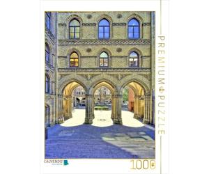 CALVENDO Puzzle Brême - Passage vers la cathédrale St. Petri décorée d'arcs en Plein Cintre 1000 Pieces 48 x 64 cm from Paul Michalzik