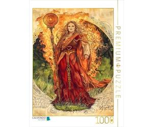 CALVENDO Puzzle Brigid la Déesse du Feu | 1000 pièces Taille de la Pose 48 x 64 cm Puzzle Photo pour des Heures heureuses