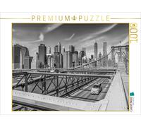 CALVENDO Puzzle BROOKLYN BRIDGE Blick auf Manhattan | 1000 Teile Lege-Größe 64x4