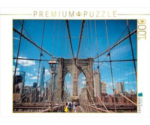 CALVENDO Puzzle Brooklyn Bridge - Brücke in Eine Neue Welt 1000 Teile Puzzle quer 1000 Pieces 64 x 48 cm from Peter Roder