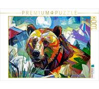 CALVENDO Puzzle Brown bear | 1000 pieces, finished size 25.2 × 18.9 in (64 × 48