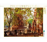 CALVENDO Puzzle Buddha Statue im Wat Mahathat 1000 Teile Puzzle quer 1000 Pieces 64 x 48 cm from Ralf Wittstock