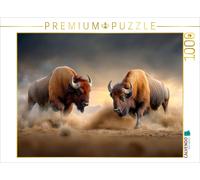CALVENDO Puzzle Buffalo | 1000 pieces, finished size 25.2 × 18.9 in (64 × 48 cm)