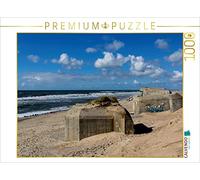 CALVENDO Puzzle Bunkers allemands sur la Plage de Kryle 1000 Pieces 64 x 48 cm from Fotine