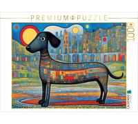 CALVENDO Puzzle Bunter Hund - being different is cool | 1000 pieces, finished s