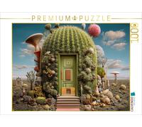 Puzzle · Une Architecture de Cactus de caractère | Chez soi dans la verdure · l'architecture entre réalité et… · 1000 pièces · Format assemblé 64 × 48 cm · CALVENDO Puzzle