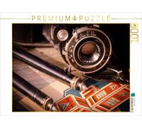 CALVENDO Puzzle Camera with old film and a tripod | 1000 pieces, finished size 2