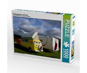 CALVENDO Puzzle Camping Hier et Aujourd'hui 1000 Pieces 64 x 48 cm from Steffani Lehmann