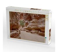 CALVENDO Puzzle Canyon Al Siq - 1000 pièces - Dimensions : 64 x 48 cm - Puzzle Photo pour des Heures de Bonheur