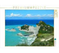 CALVENDO Puzzle Cape Drastis, Corfou 1000 pièces, Taille de la Ponte, 64 x 48 cm, Photo de Carmen Vogel