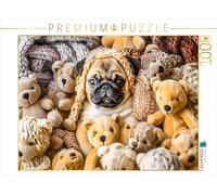CALVENDO Puzzle Carlin au Paradis des Animaux en Peluche | Puzzle Photo Taille cm pour des Heures heureuses