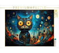 CALVENDO Puzzle Cats, a breathtaking world | 1000 pieces, finished size 25.2 × 1