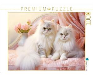 CALVENDO Puzzle Cats de Style Pastel | 1000 pièces de Taille de Pose 64 x 48 cm Puzzle Photo pour des Heures heureuses
