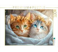 CALVENDO Puzzle Cats Illustrations | 1000 pièces Taille de la Pose 64 x 48 cm Puzzle Photo pour des Heures heureuses
