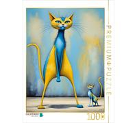 CALVENDO Puzzle Cats - The revolutionary | 1000 pieces, finished size 25.2 × 18.