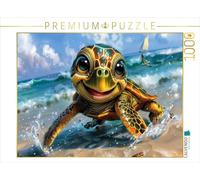 CALVENDO Puzzle Cavalier des Vagues en Miniature | 1000 pièces de Taille de la Pose 64 x 48 cm Puzzle Photo pour des Heures heureuses