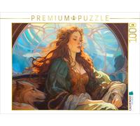 CALVENDO Puzzle Celtic queen with her dogs | 1000 pieces, finished size 25.2 × 1