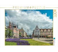 CALVENDO Puzzle Centre de la Ville de Rostock 1000 Pieces 64 x 48 cm from Dieter Gödecke
