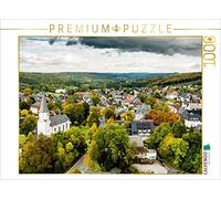 CALVENDO Puzzle Centre du Village automnal de Brilon-Scharfenberg 1000 Pieces 64 x 48 cm from himmelstarter