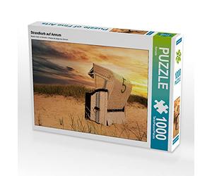CALVENDO Puzzle Chaise de Plage sur Amrum 1000 Pieces 64 x 48 cm from Sarnade