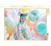 CALVENDO Puzzle Personnages dans Un Monde coloré de Style Anime | 1000 pièces Taille de la Pose 64 x 48 cm Puzzle Photo pour Heures de Bonheur