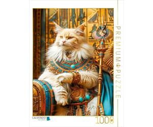 CALVENDO Puzzle Chat Anubiisha dans Le Monde Fascinant des pharaons | 1000 pièces de Taille de la Pose 48 x 64 cm Puzzle Photo pour des Heures heureuses