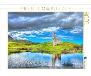 CALVENDO Puzzle Château d'Ardvreck dans Les Highlands Écossais sur Le Loch Assynt | 1000 pièces Taille de la Pose 64 x 48 cm Puzzle Photo pour des Heures heureuses