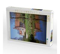 CALVENDO Puzzle château de Bergedorf dans la région de Hambourg - 1000 pièces - Dimensions : 48 x 64 cm - Puzzle Photo pour des Heures de Bonheur