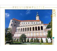 CALVENDO Puzzle Château de Mikulov, Nikolsbourg en République tchèque, 1000 pièces, Taille de la Ponte, 64 x 48 cm, Puzzle Photo pour des Heures heureuses