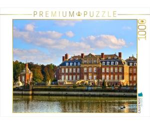 CALVENDO Puzzle Château des Églises du Nord la Westphalie, Un château d'eau Baroque 1000 pièces Taille de la Pose 64 x 48 cm Photo Puzzle Image de Paul Michalzik