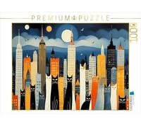 CALVENDO Puzzle Chats - Ronronnement en Ville - Taille de la Pose - Puzzle Photo pour des Heures heureuses